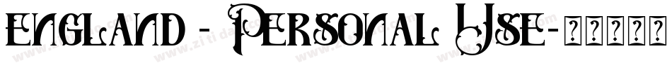 england - Personal Use字体转换
